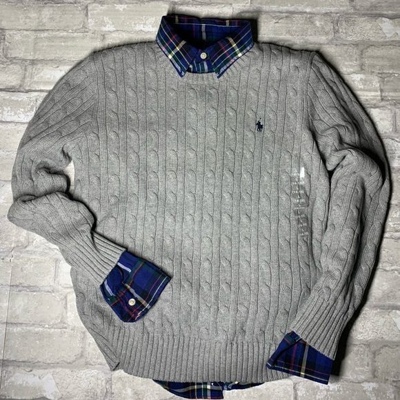 RALPH LAUREN: BOYS BUTTON UP LONG SLEEVE SHIRT - Picture 9 of 11
